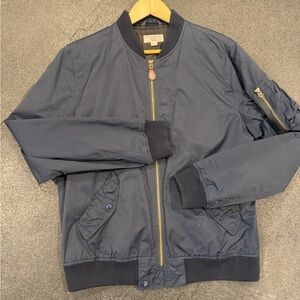 Wallace & Barnes Navy Bomber Jacket Men’s Medium MA-1 Style